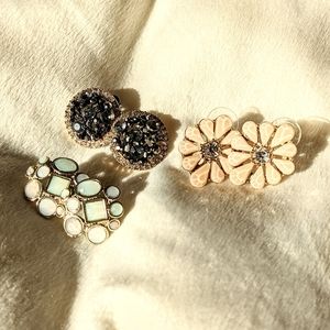 Statement Post Earrings Bundle